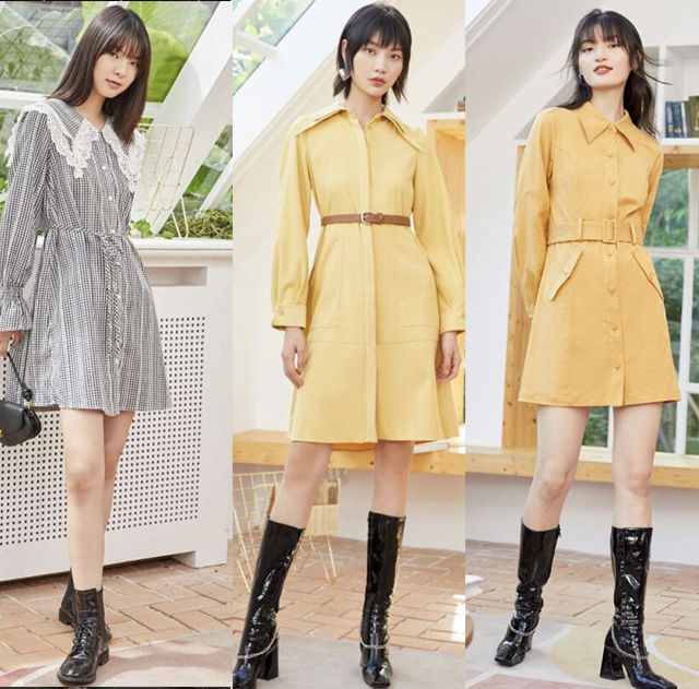 小个子冬季打底连衣裙,冬季毛呢打底连衣裙新款