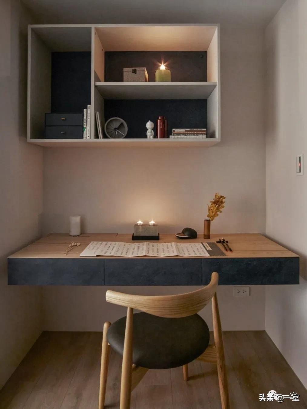 餐厅书房一体设计,书房客房一体设计