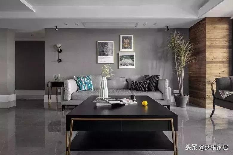 墙壁刷灰色漆效果图,灰色漆刷地面