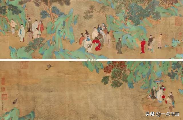 明仇英拍卖60亿的作品,明仇英桃源仙境图临摹