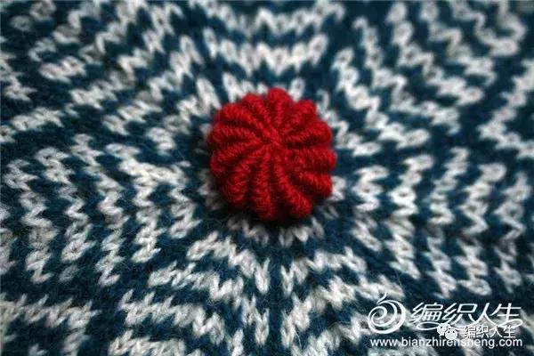 不用钩针怎么编泡芙花,不用钩针做毛线泡芙