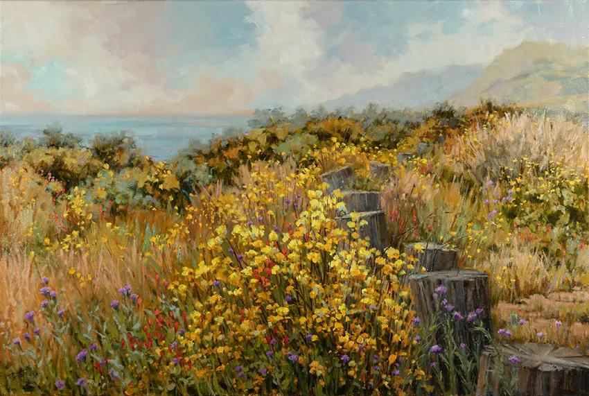 绝美风景油画教程,最灵动的风景油画