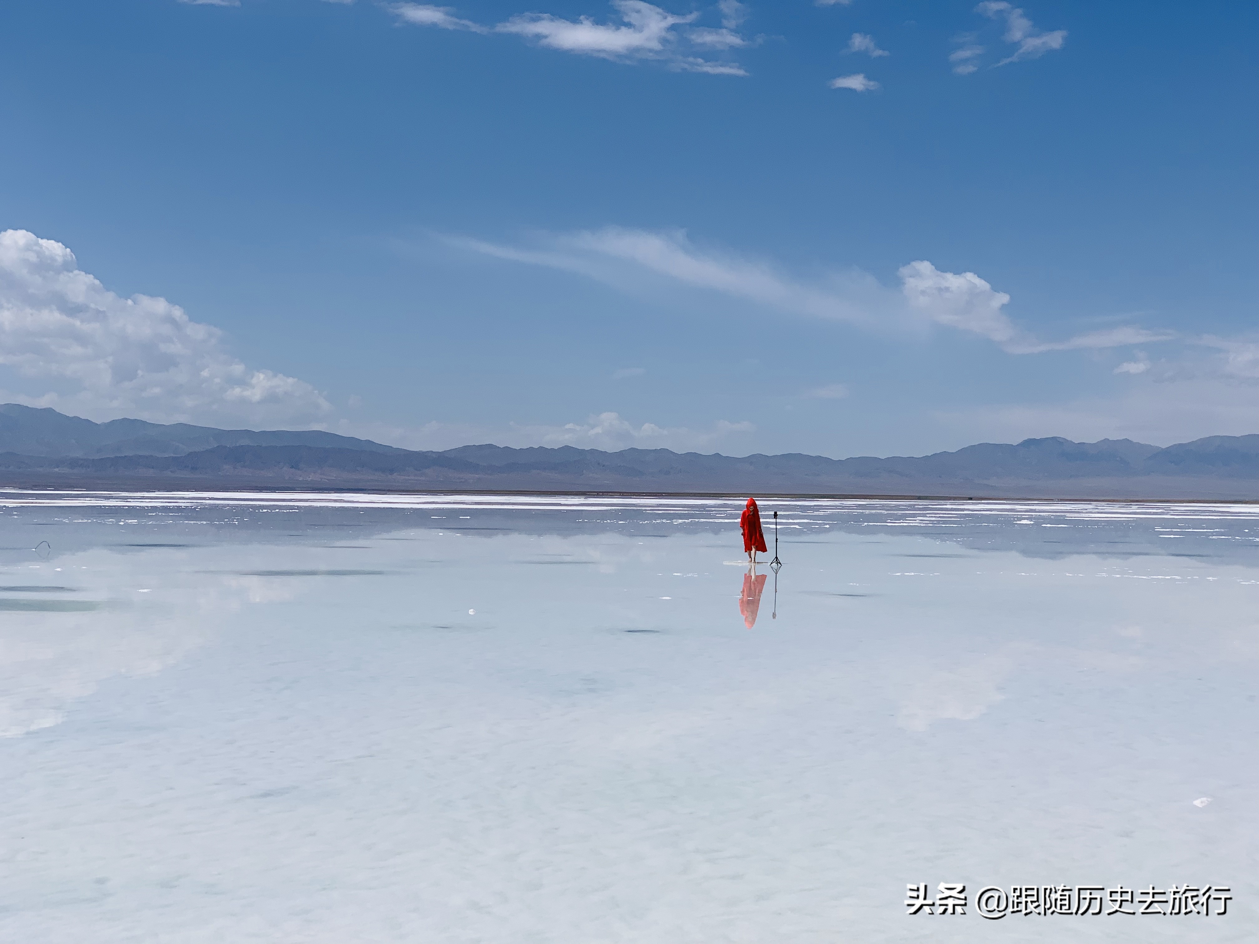 美丽的青海茶卡盐湖我们来了,茶卡盐湖景色好美