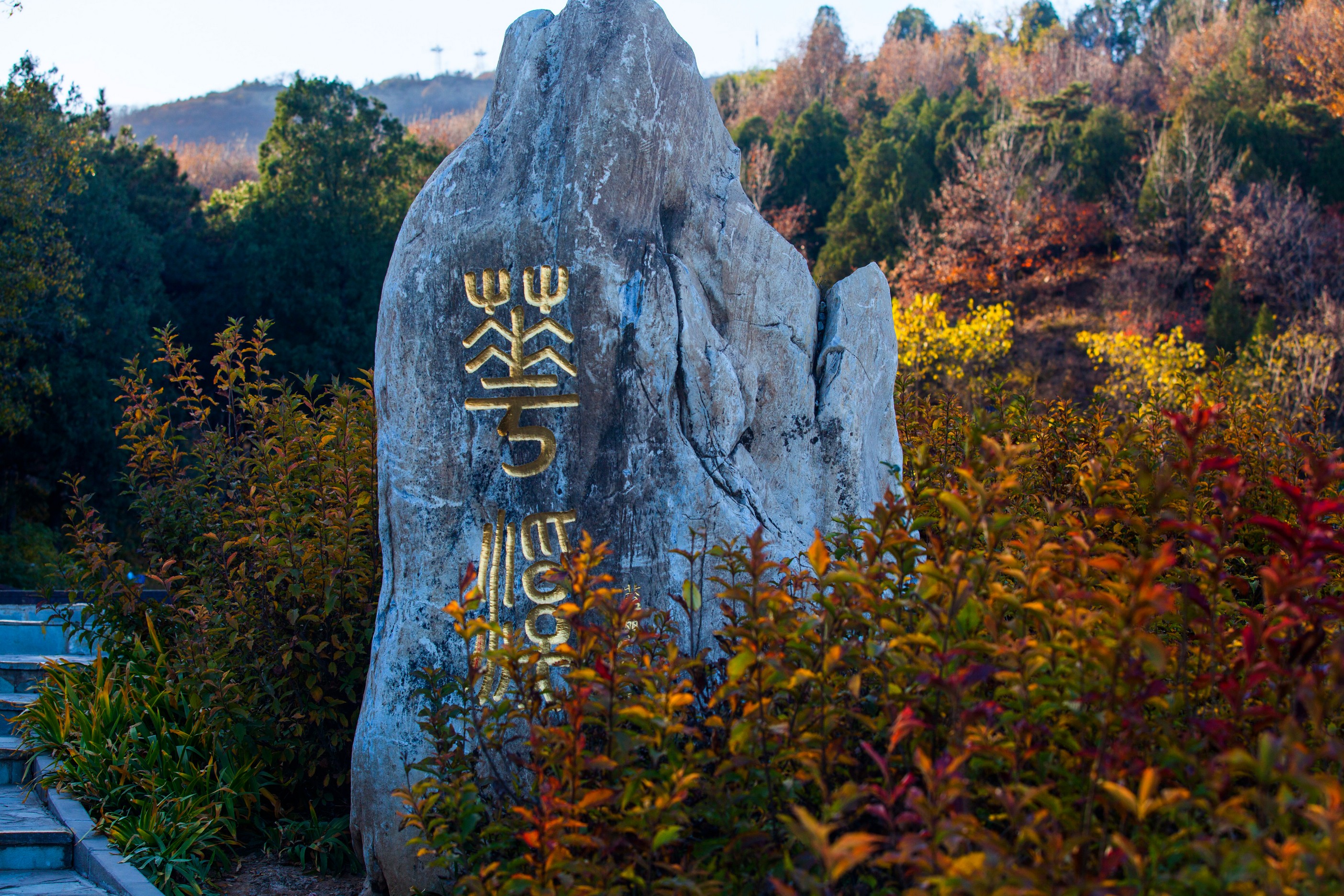 北京西山国家森林公园满满的禅意,深秋的北京西山国家森林公园