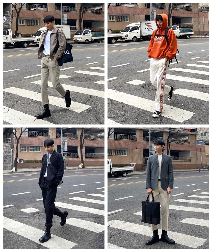 韩国男生穿衣搭配小视频,小西装搭配男欧巴