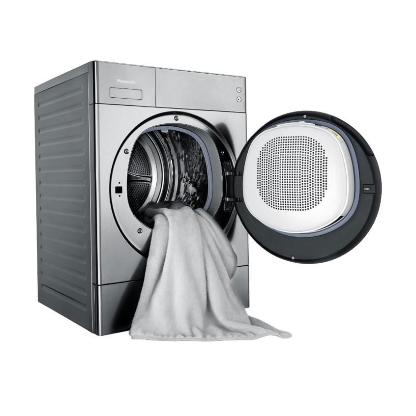 松下洗衣机滚筒式热泵烘干机,松下烘干机怎么护衣
