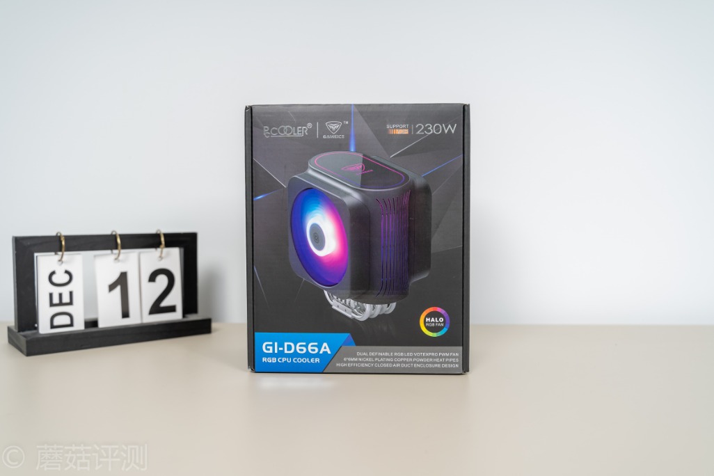 设计出色颜值高、超频三（PCCOOLER）东海逐鹿GI-D66A散热器评测