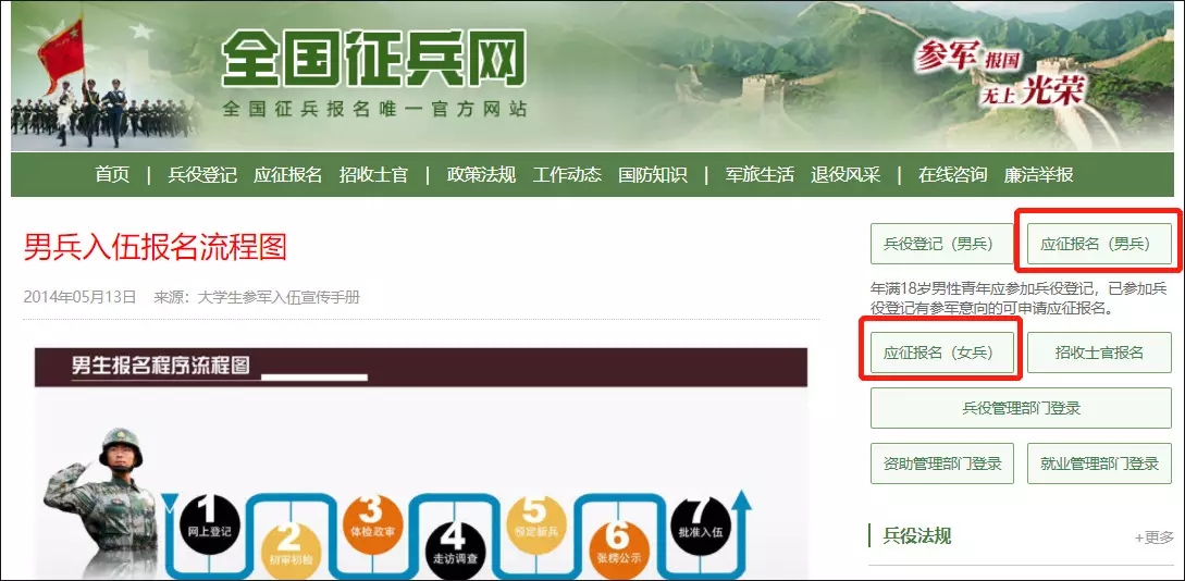 2020年征兵网上报名开始了吗,2020年春季征兵网上报名流程
