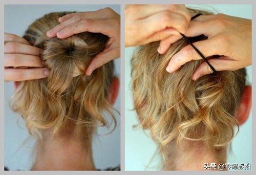 袜子居然还可以这样做,袜子妙用盘发