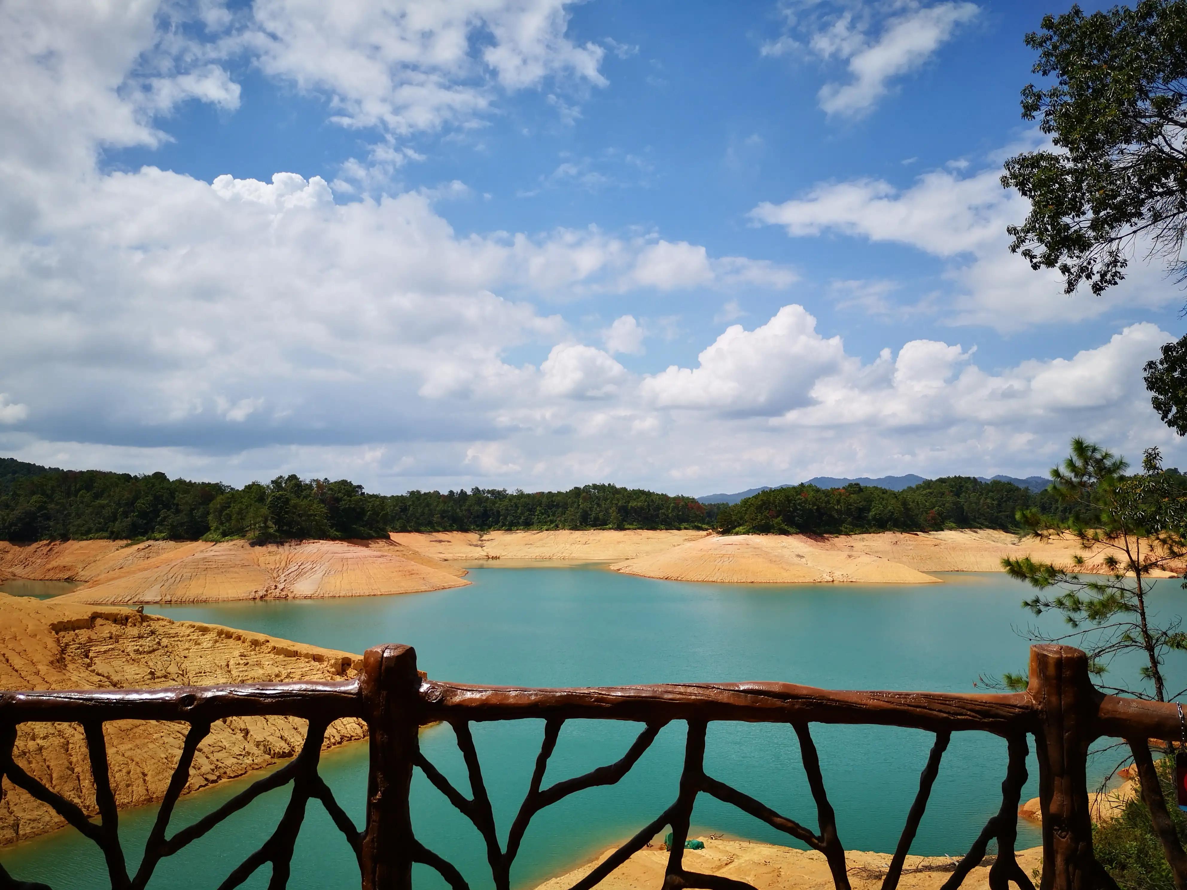 河源万绿湖漂流和桂山漂流,河源万绿谷空中漂流二日自由行