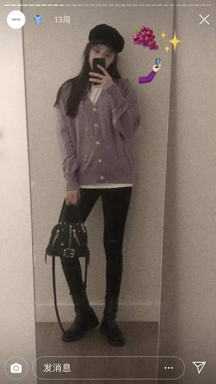 欧阳娜娜穿匡威经典款,匡威高帮帆布鞋欧阳娜娜