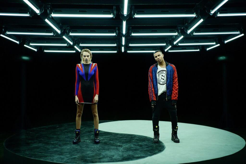 puma联名巴黎,balmainpuma联名