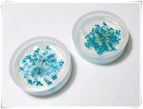 水晶耳环自制,滴胶耳环制作法