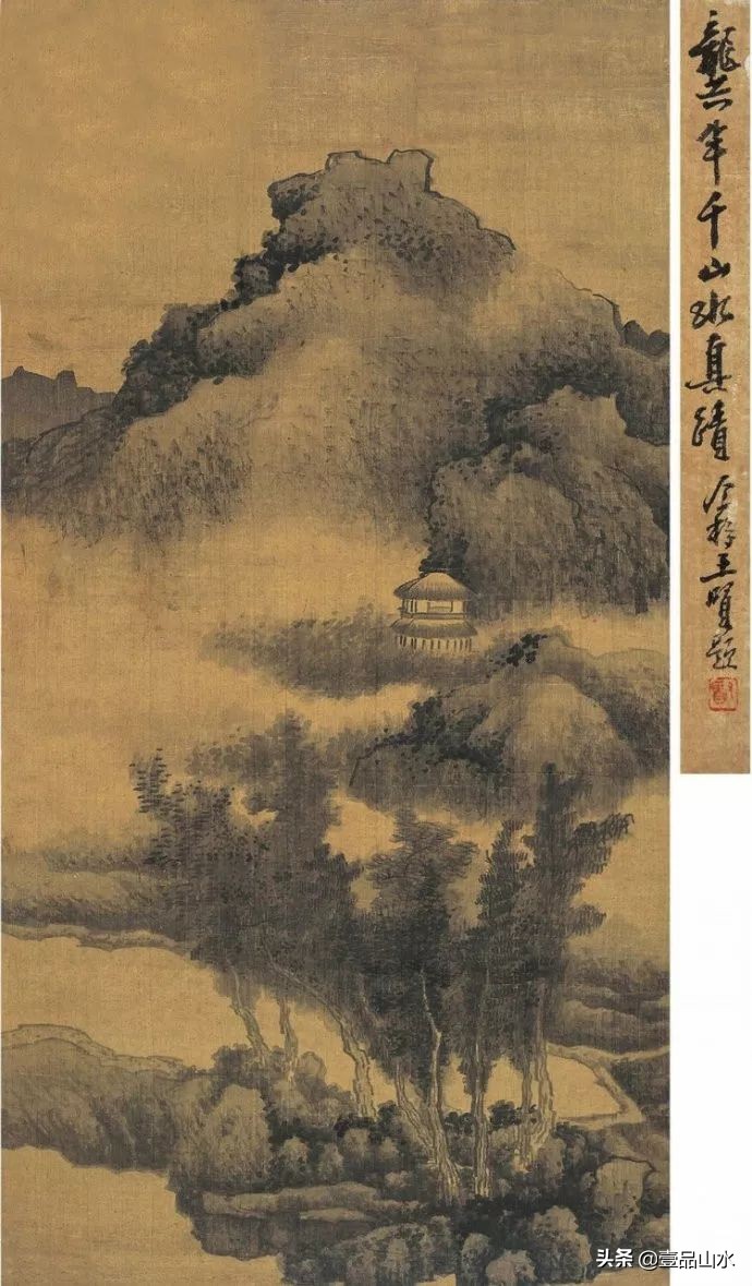 最真实的国画山水画,当代国画山水中的点景人物