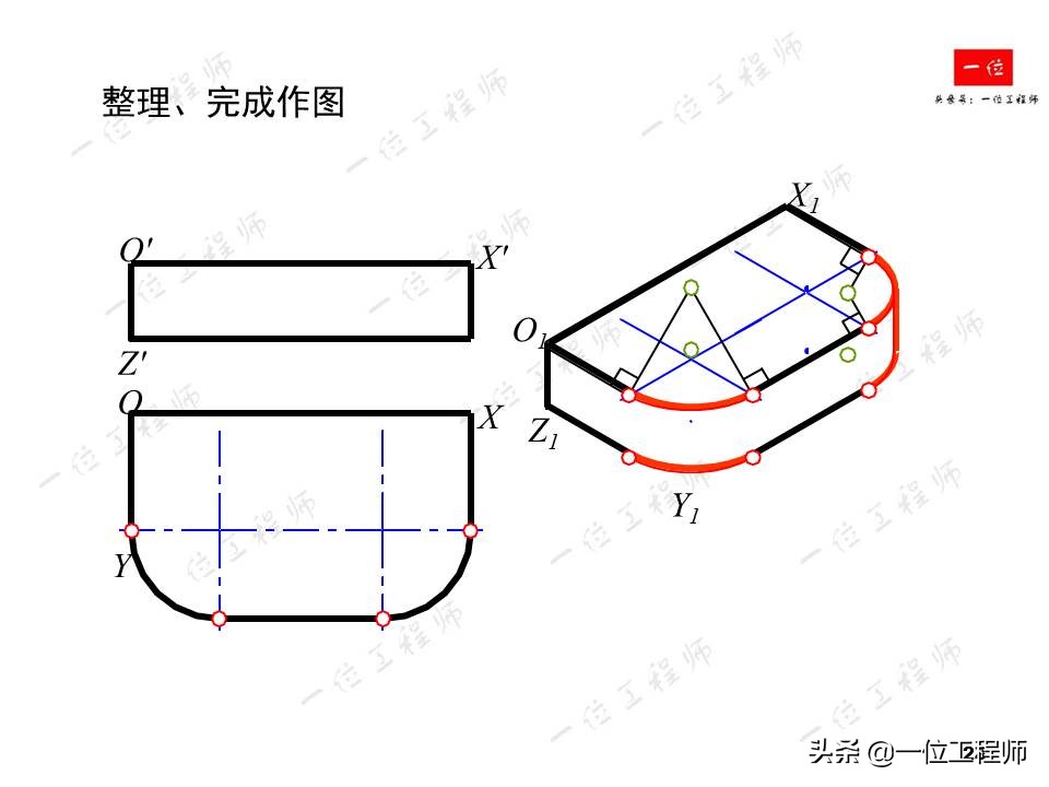 画法几何轴测图期末速成,轴测图梯形画法教程