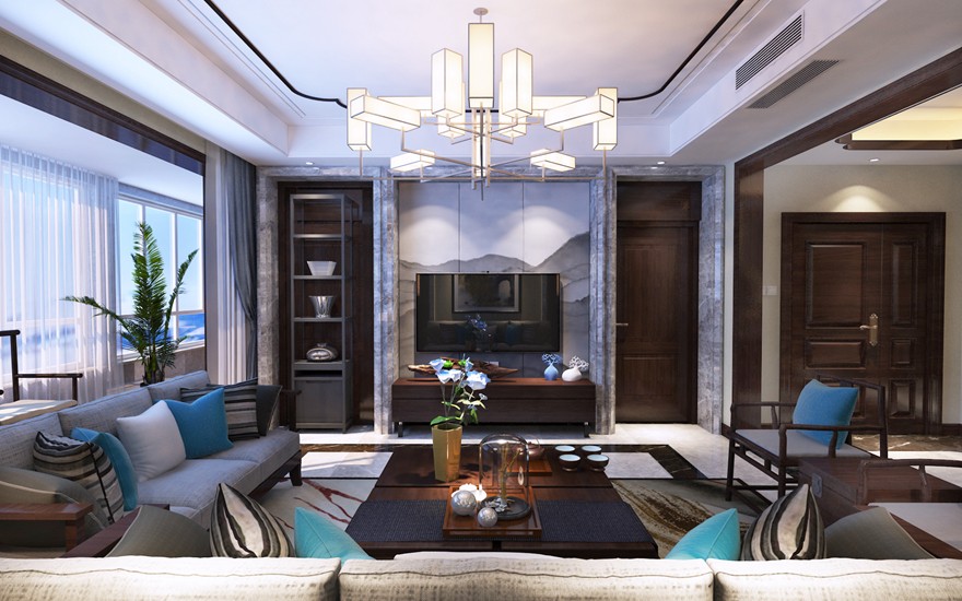 纯中式江南风格装修全屋效果图,江南苏派中式明清古典装修