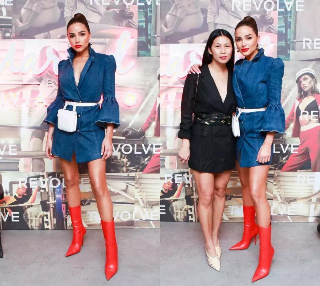 袜靴裙装解锁超能打的时髦组合,袜靴穿搭裙子