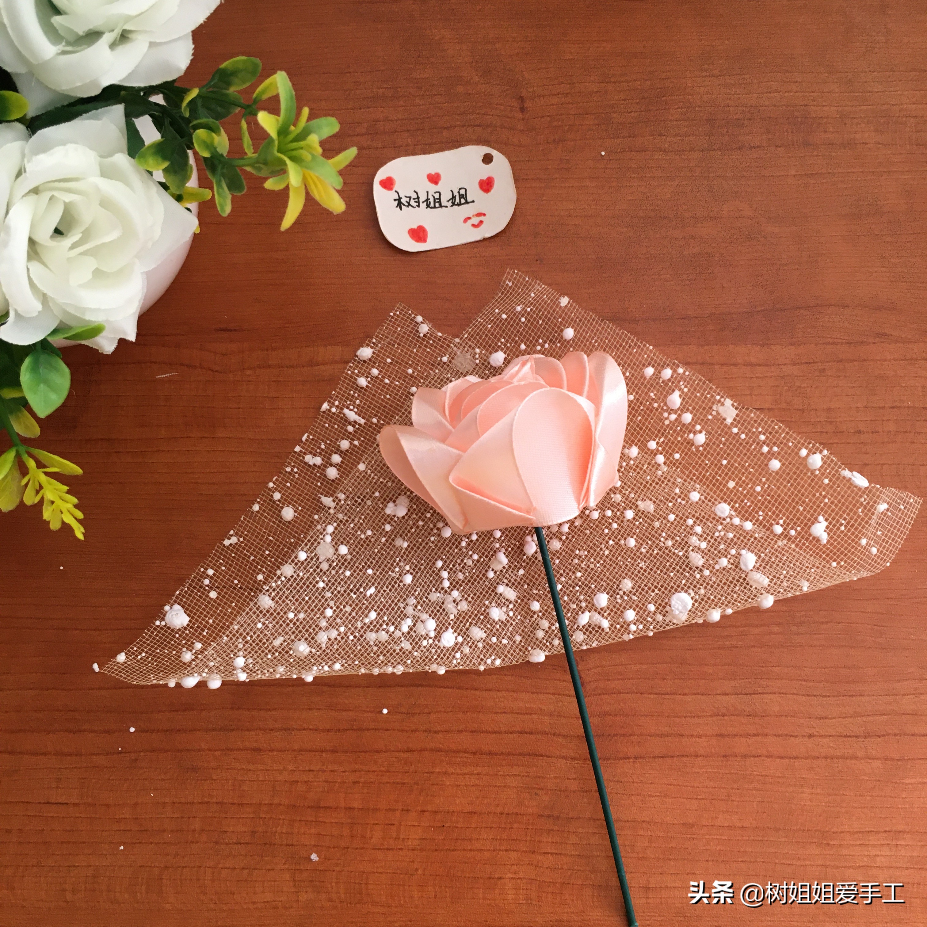 玫瑰花花束包装方法,花束包装玫瑰花