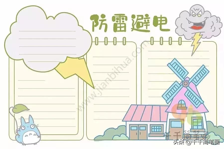 手抄报作业有字,看见真有趣手抄报