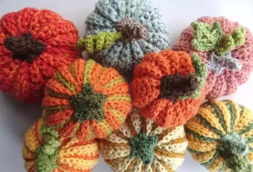 南瓜钩织法图文教程,南瓜的钩织全教程