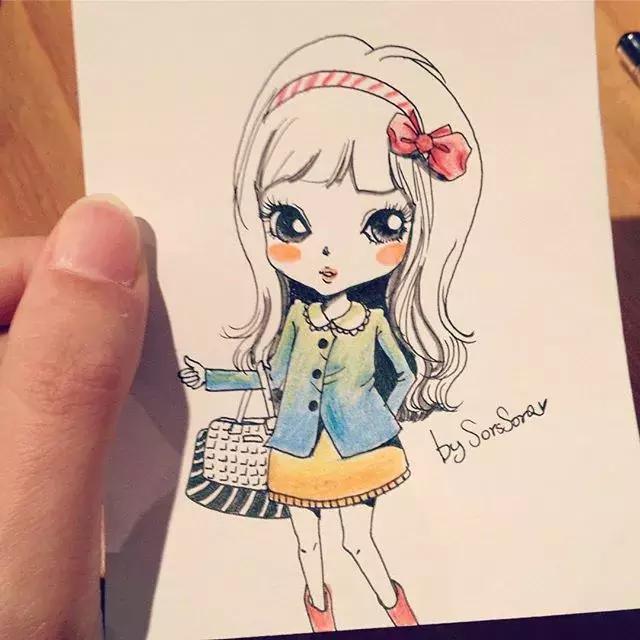 100张简笔画小学生,100张简笔花朵铅笔画