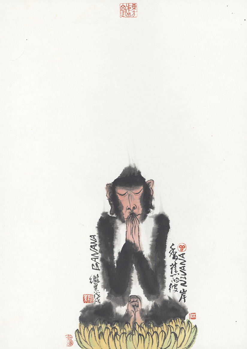 他画的猴子都是来搞笑的吗？让人看得停不下来