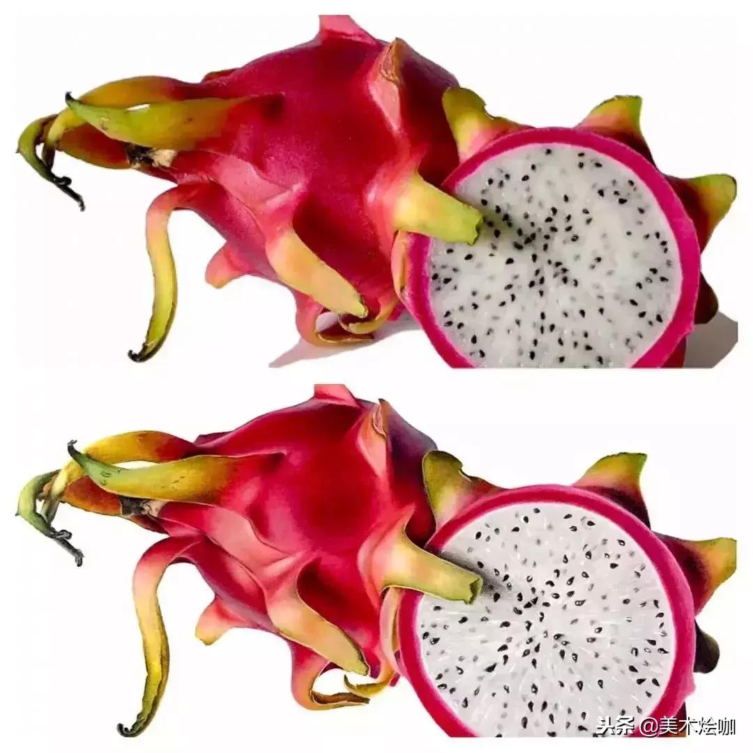 彩铅画教程超写实零基础入门,超写实彩铅画高清大图水果组合