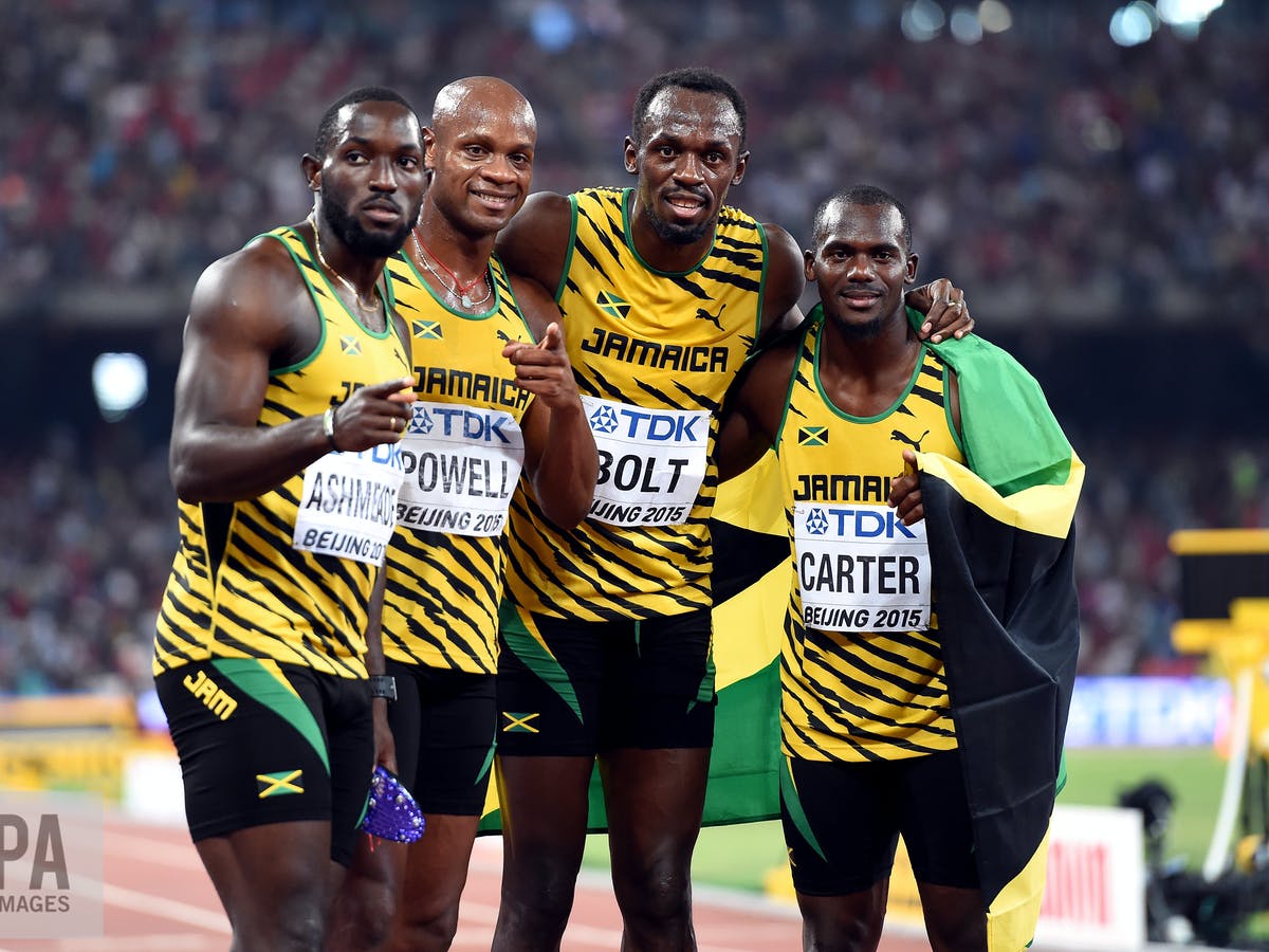 奥运女子百米飞人大战决赛,牙买加女子100米飞人