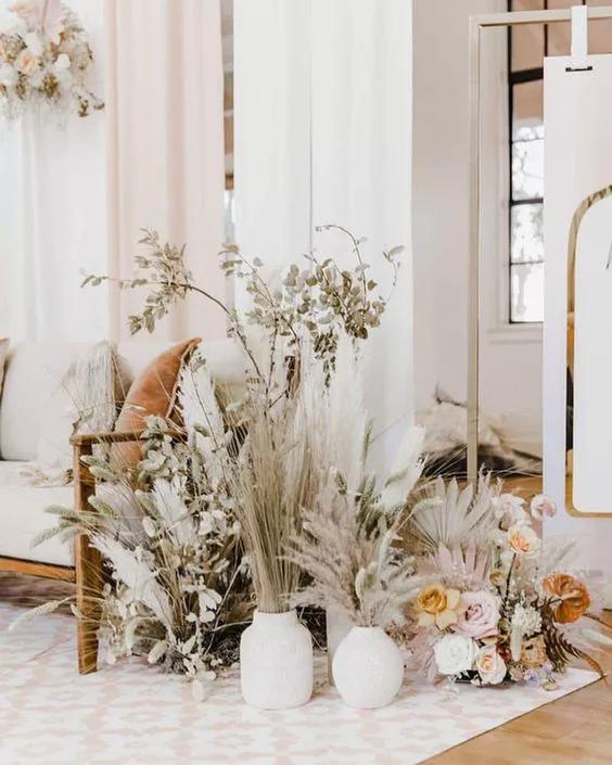 适合干花的装饰,简单的干花装饰