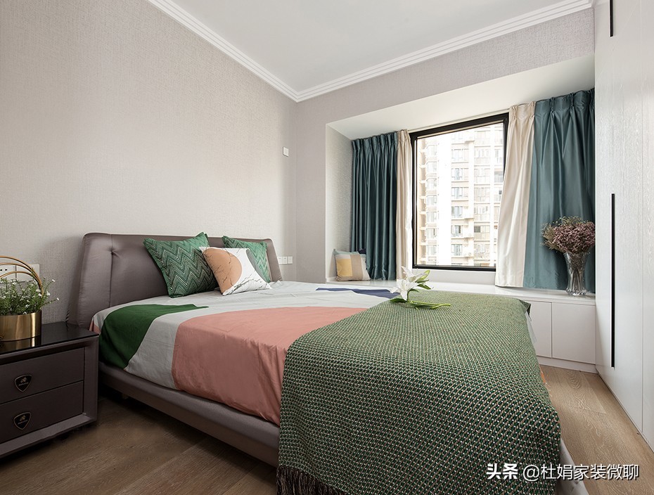 西安灞业大境128平米装修案例,灞业大境三室装修风格