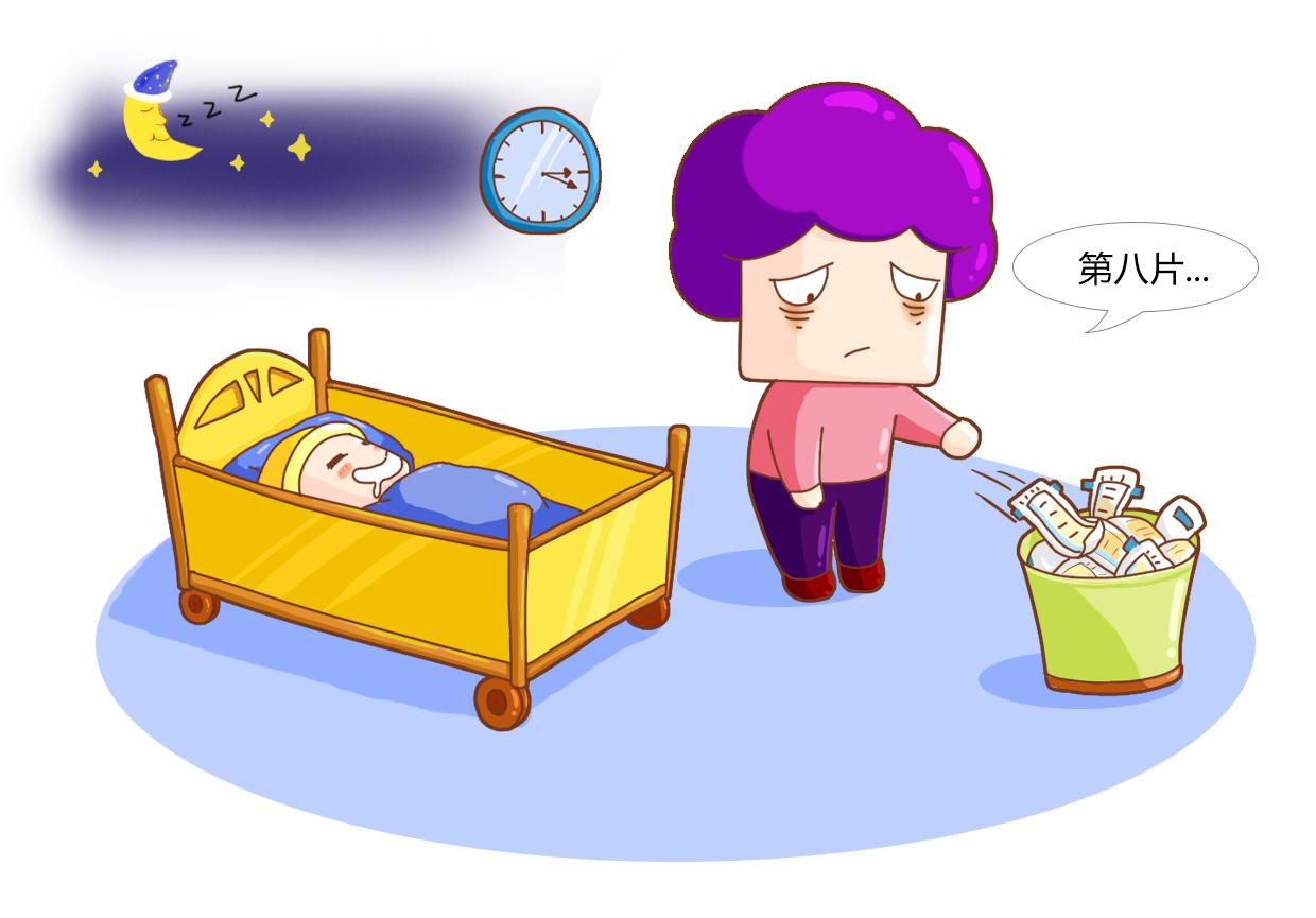宝宝晚上睡着了要不要叫醒换尿布,新生儿睡着拉了屎换不换纸尿裤
