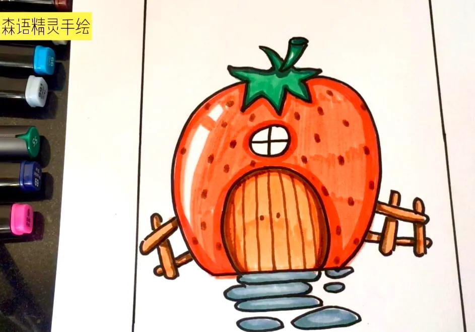 儿童3岁简笔画入门零基础画教程,小舞怎么画马克笔简笔画