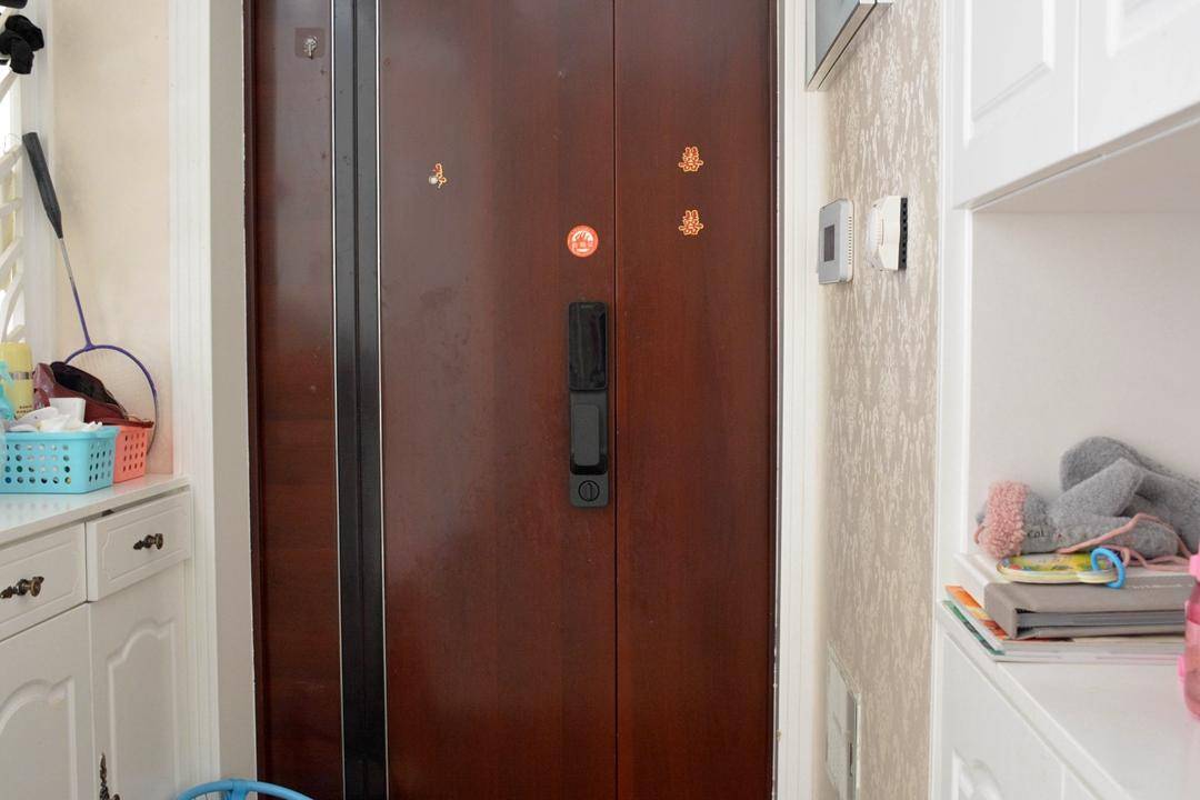 半自动指纹锁直插式锁芯,指纹锁小米最新款