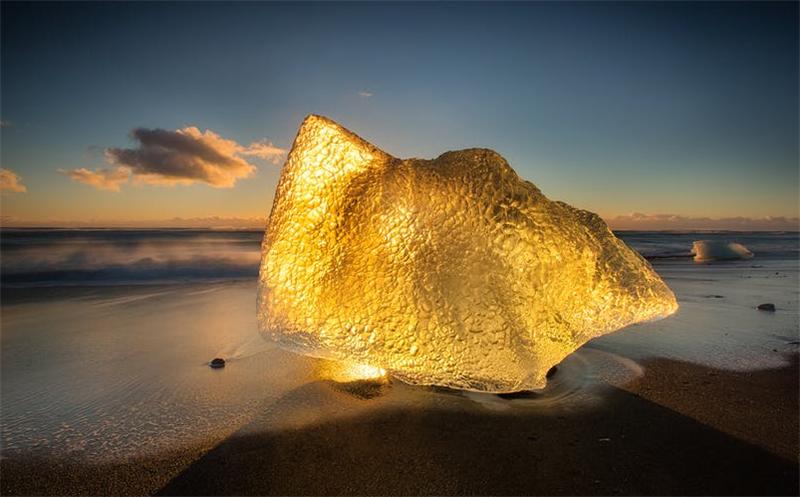 冰岛冰河湖介绍,冰岛风景钻石沙滩