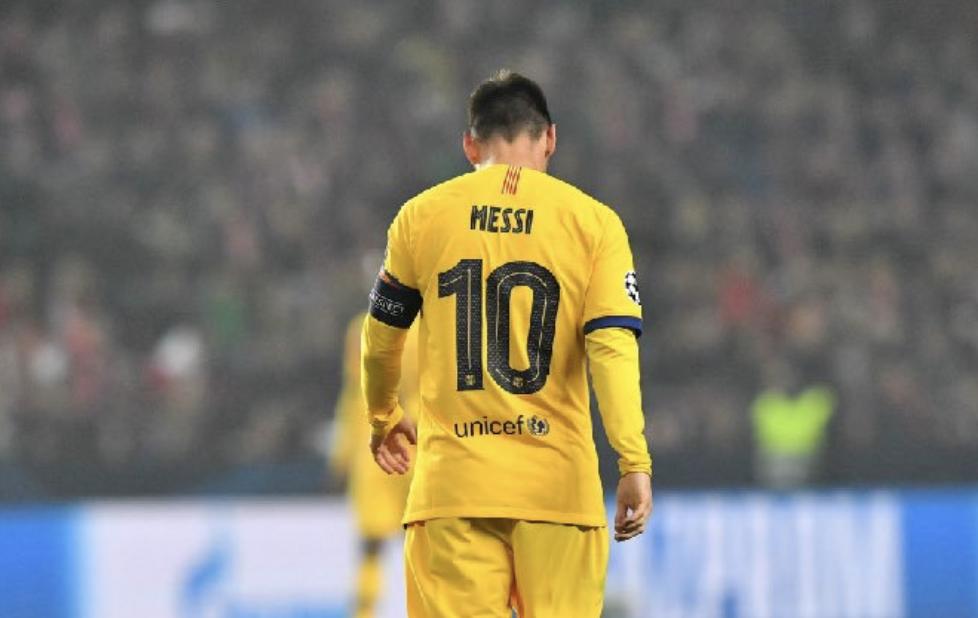 梅西c罗五大联赛纪录视频,梅西里程碑之夜破门