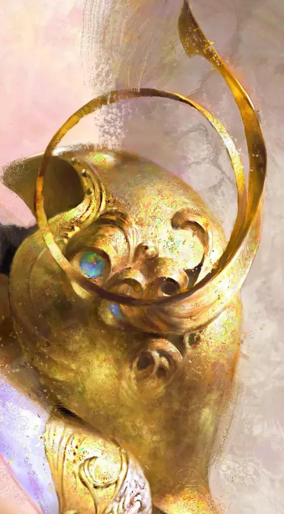 他的手绘原画太牛了,笔下美*欲人**欲飘仙,色调与笔感美煞无数网友