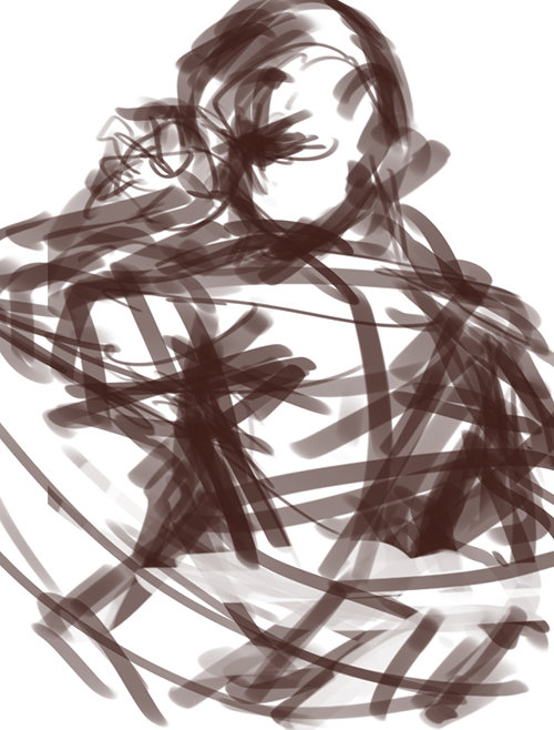 绘画线不流畅,绘画线稿上色教程