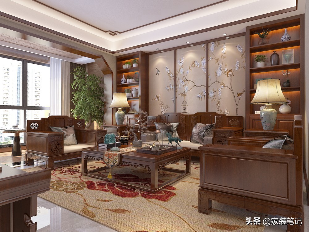 这才是真正的新中式家装,古韵雅致中式装修才是真正的国潮