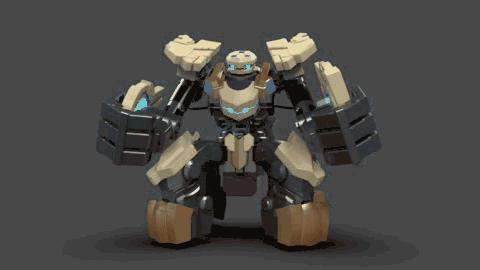 格斗机器人盾山开箱,盾山格斗机器人