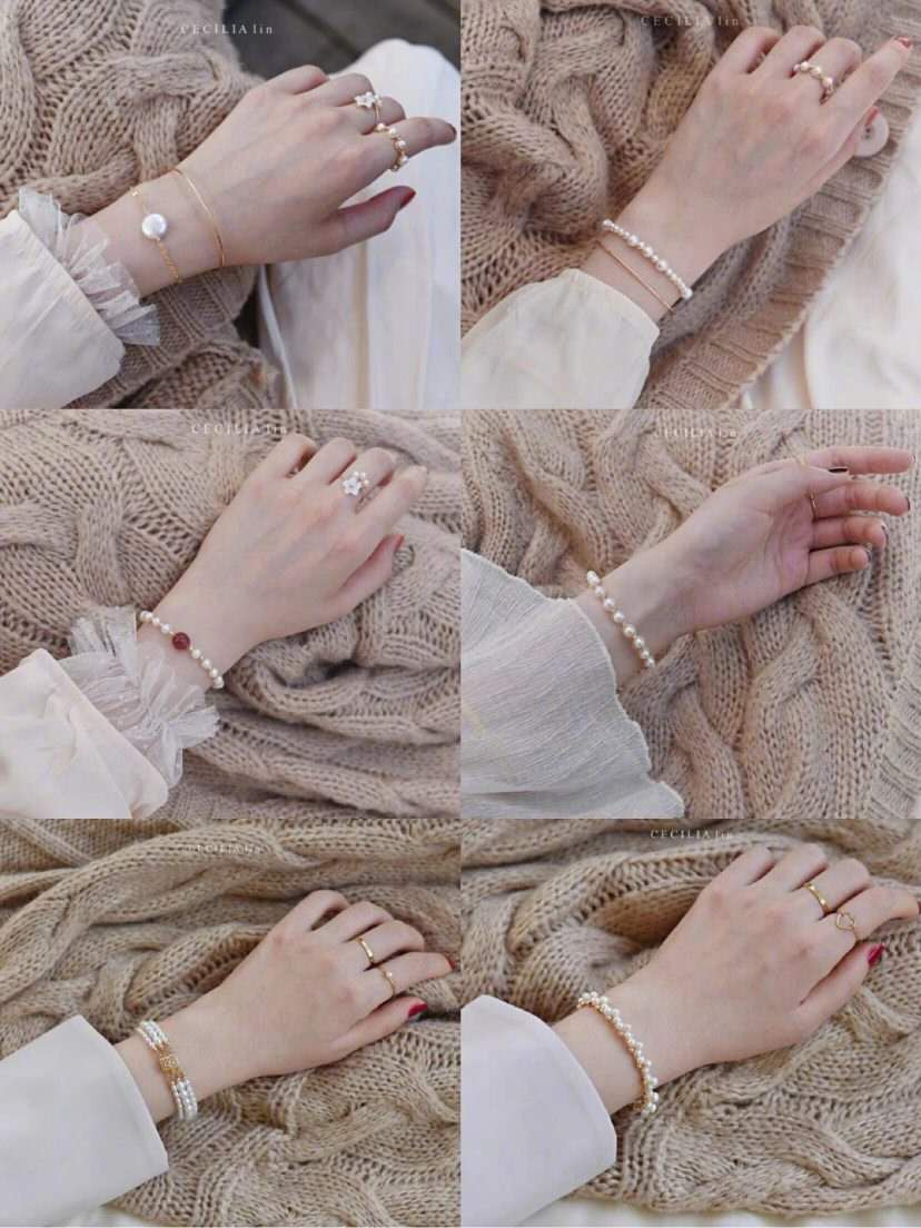 日系手链搭配什么好看,什么手链和小蛮腰手链搭配更好看