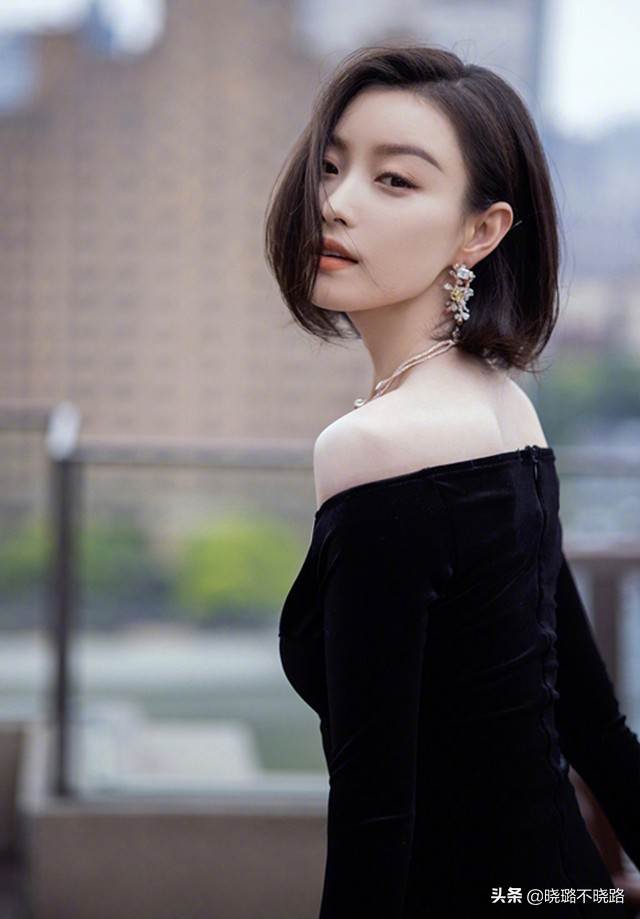 倪妮脸型适合的发型,倪妮电影一刀切短发