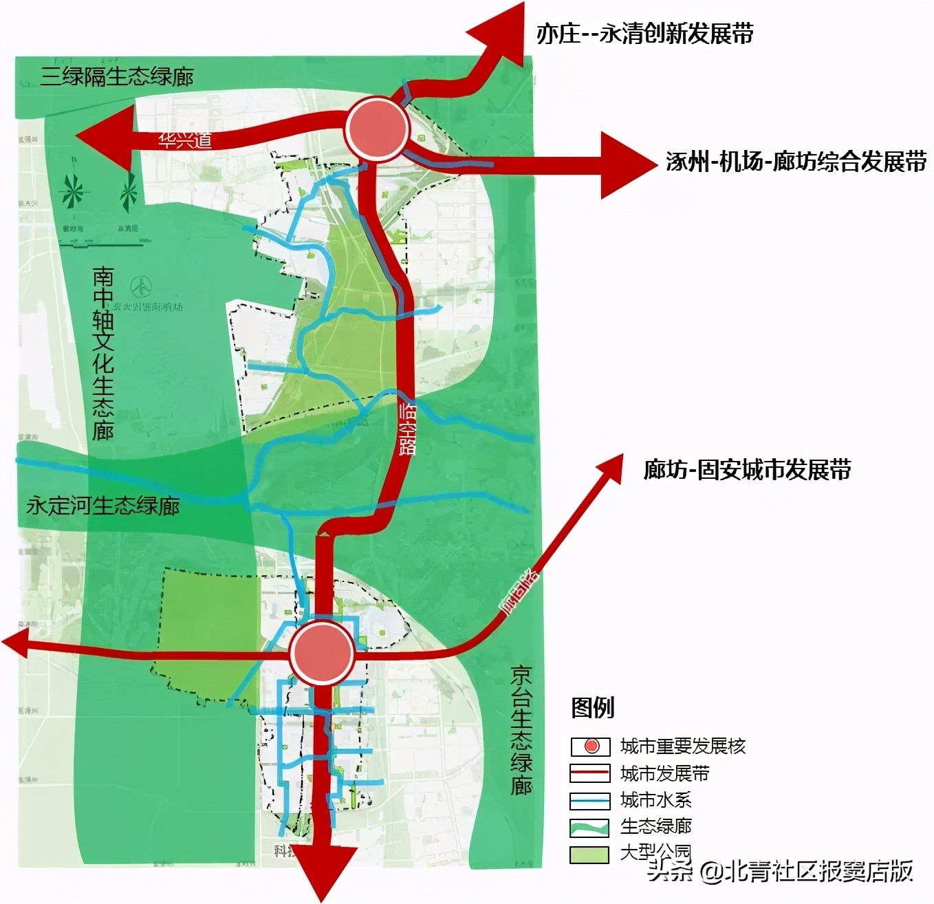 大兴机场临空经济区固安规划图,大兴机场临空经济区规划永清