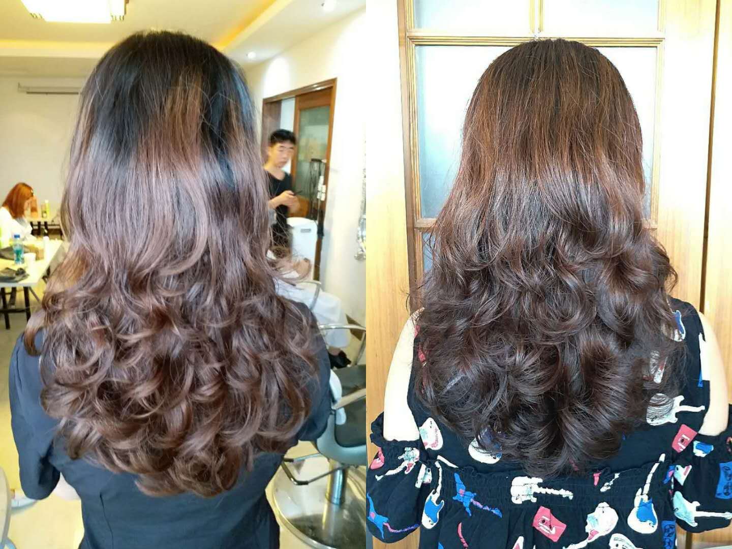 40-45岁显年轻的发型中长烫发,45岁女人发型短发烫发带刘海