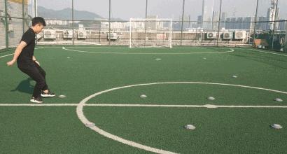 足球黑科技神器,国外足球智能敏捷训练器