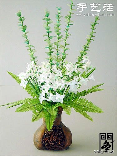 彩菊的制作方法,网袜花手工制作