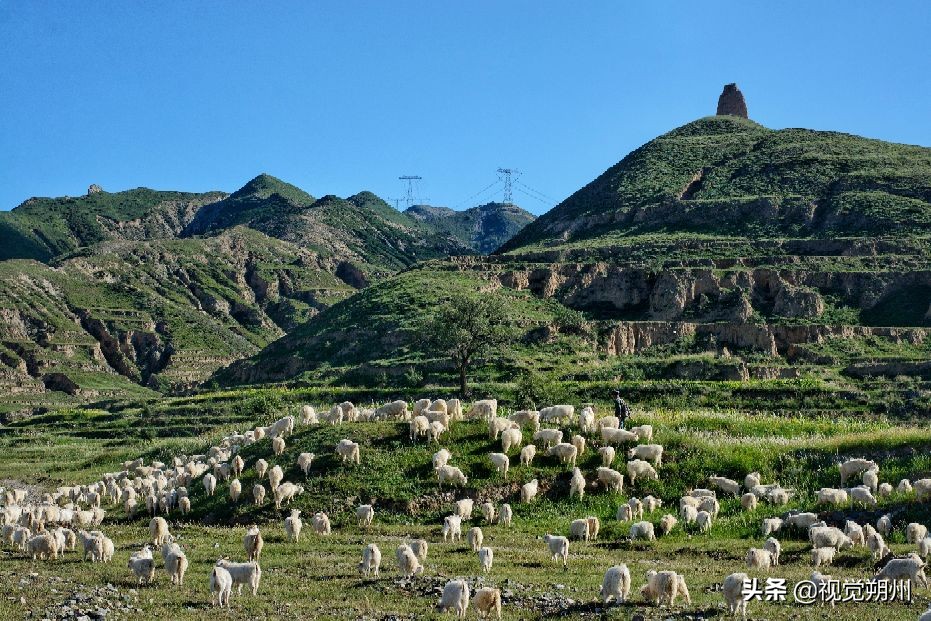 山阴县，胡峪口一代的长城