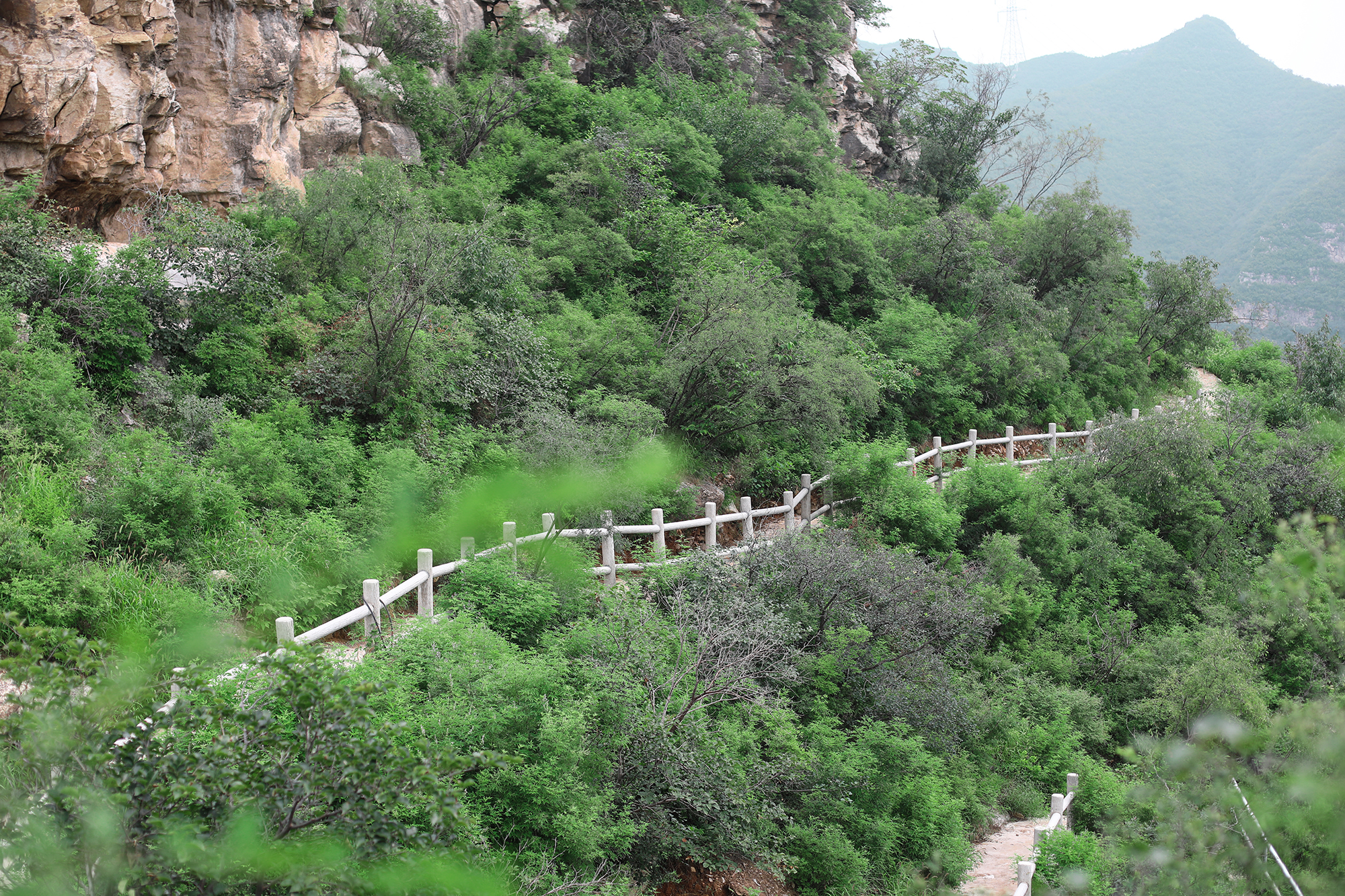 京郊房山登山路线,房山东港登山步道