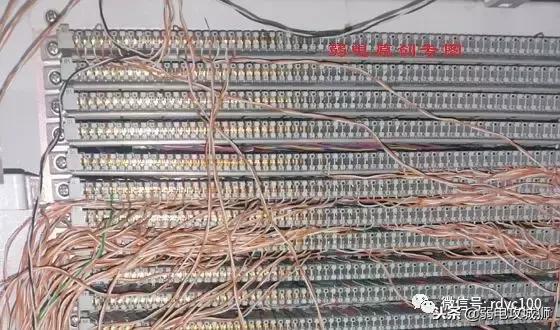 电话线机柜模块接线详细图解,程控交换机连接大对数电缆接法