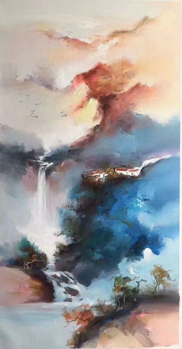 中国小幅油画作品大展作品集,三峡丹青油画作品