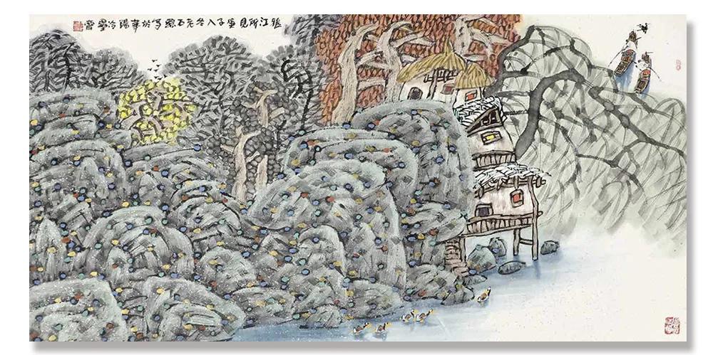 谢定超现代山水画艺术,谢定超山水画欣赏